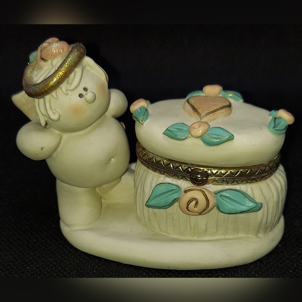 Vintage VERY Rare 1998 Nancye Williams SPRINKLES Nw1401 Hinged Trinket Box